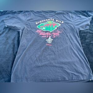 Reebok 2014 Stanley Cup Playoff Minnesota Wild Tee Size XL